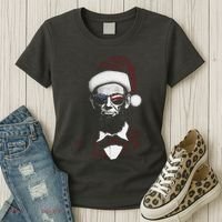 Hipster Santa Abraham Lincoln Women's T-Shirt thumb 3