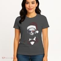 Hipster Santa Abraham Lincoln Women's T-Shirt thumb 4