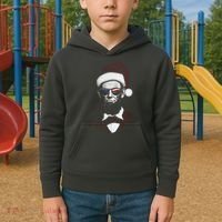 Hipster Santa Abraham Lincoln Kids Hoodie thumb 2