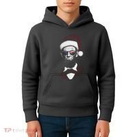 Hipster Santa Abraham Lincoln Kids Hoodie thumb 4