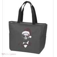 Hipster Santa Abraham Lincoln Tote Bag thumb 3