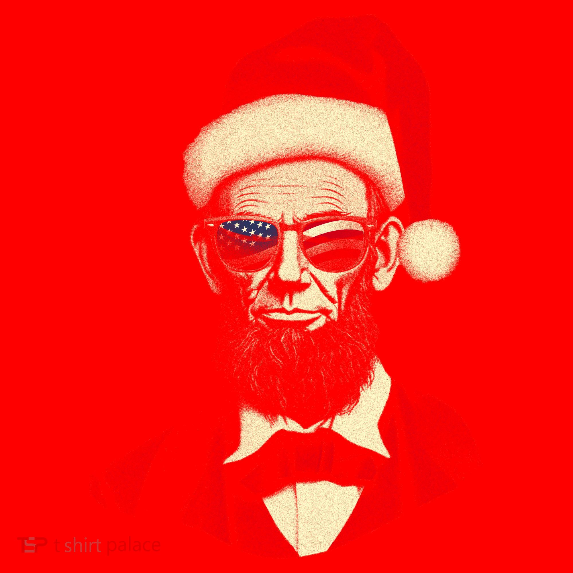 Hipster Santa Abraham Lincoln Santa Hat