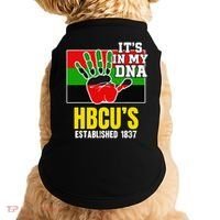 HBCU Souvenir Authentic Red Black and Green HBCU Campus Doggie Tank thumb 0