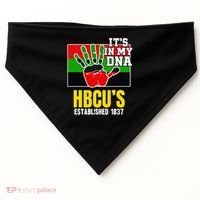 HBCU Souvenir Authentic Red Black and Green HBCU Campus USA-Made Doggie Bandana thumb 0