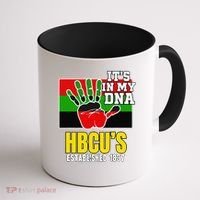 HBCU Souvenir Authentic Red Black and Green HBCU Campus Coffee Mug thumb 1