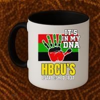HBCU Souvenir Authentic Red Black and Green HBCU Campus Coffee Mug thumb 2