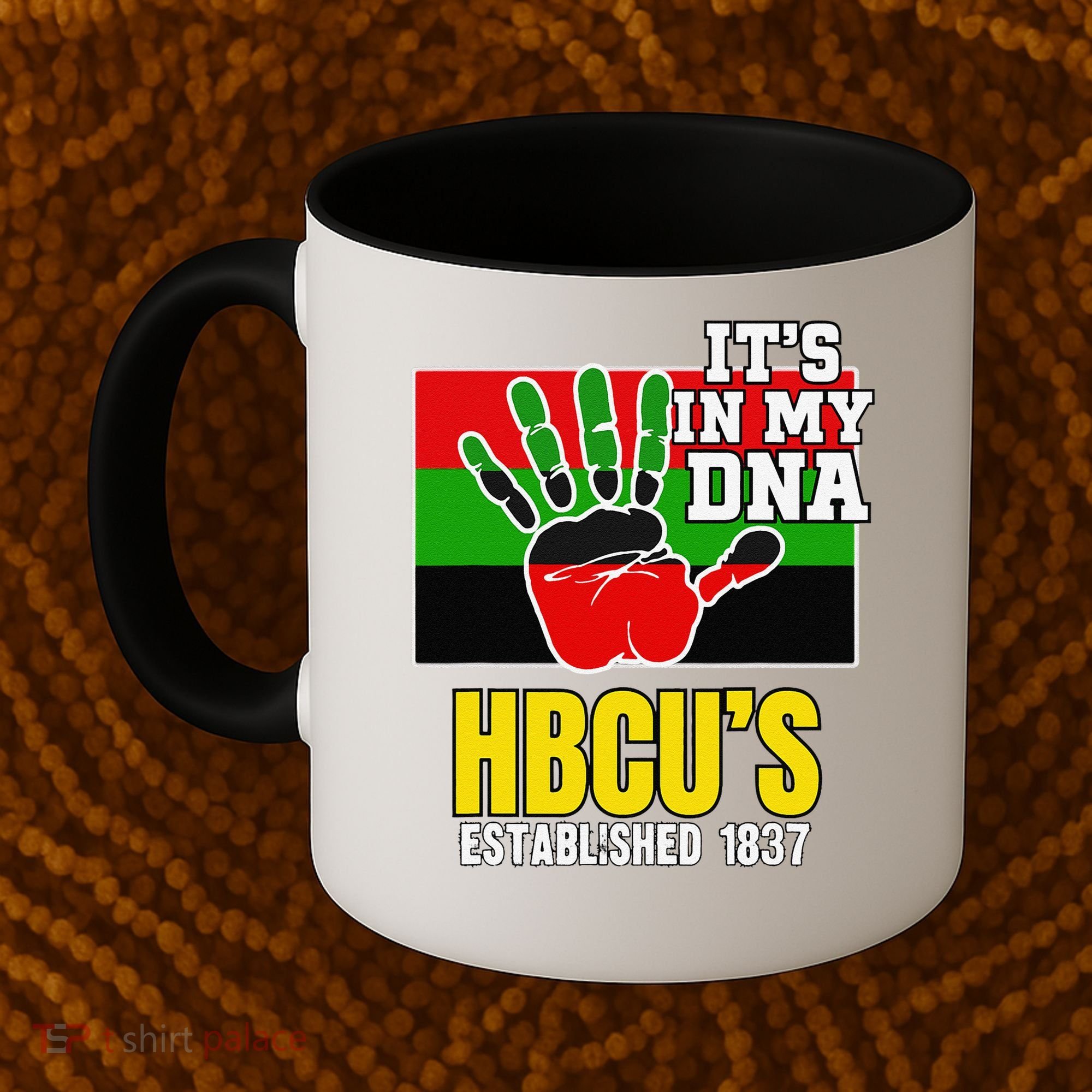HBCU Souvenir Authentic Red Black and Green HBCU Campus Coffee Mug