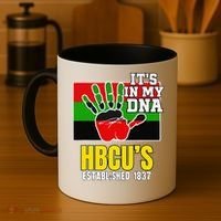 HBCU Souvenir Authentic Red Black and Green HBCU Campus Coffee Mug thumb 4