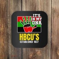 HBCU Souvenir Authentic Red Black and Green HBCU Campus Coaster thumb 0