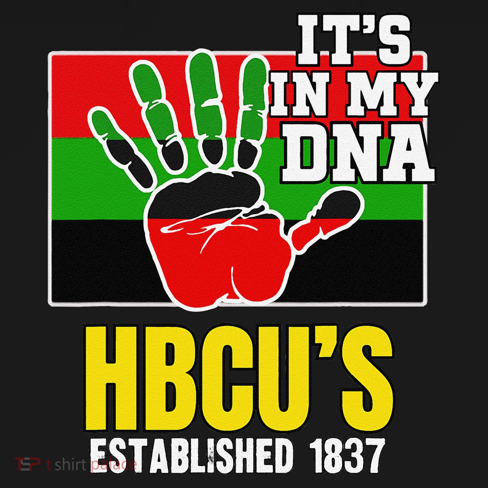 HBCU Souvenir Authentic Red Black and Green HBCU Campus Women's Hoodie