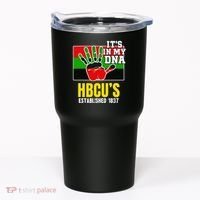 HBCU Souvenir Authentic Red Black and Green HBCU Campus Tumbler thumb 0