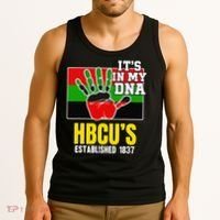 HBCU Souvenir Authentic Red Black and Green HBCU Campus Tank Top thumb 3