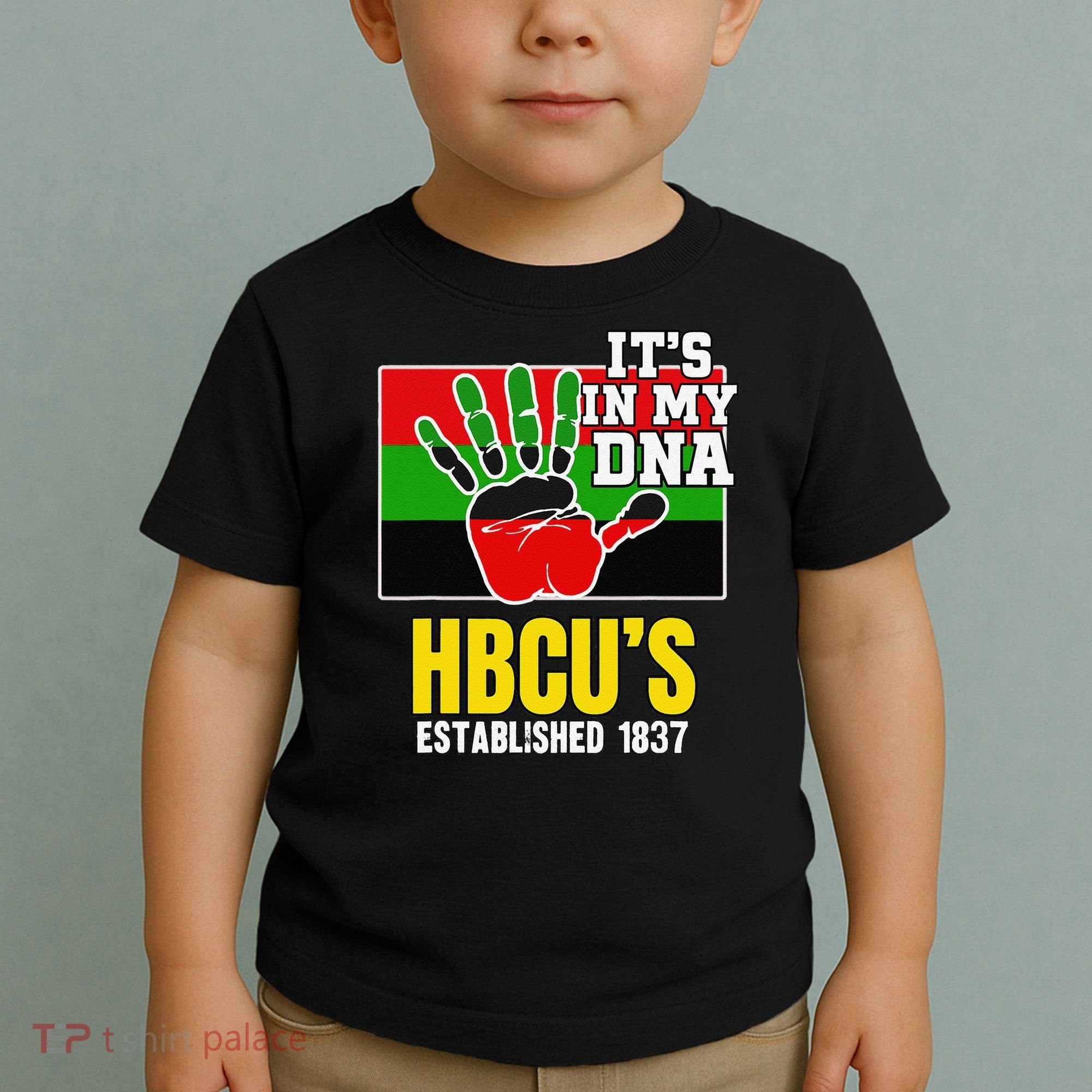 HBCU Souvenir Authentic Red Black and Green HBCU Campus Toddler T-Shirt