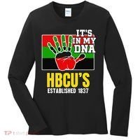 HBCU Souvenir Authentic Red Black and Green HBCU Campus Women's Long Sleeve Shirt thumb 0