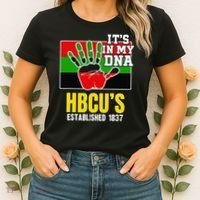 HBCU Souvenir Authentic Red Black and Green HBCU Campus Women's T-Shirt thumb 2