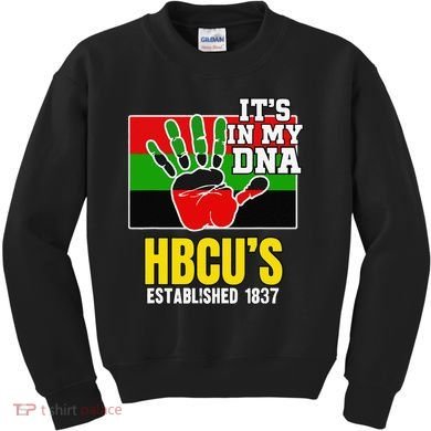 HBCU Souvenir Authentic Red Black and Green HBCU Campus Kids Sweatshirt