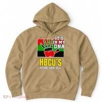 HBCU Souvenir Authentic Red Black and Green HBCU Campus Hoodie thumb 0