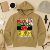 HBCU Souvenir Authentic Red Black and Green HBCU Campus Hoodie thumb 3