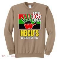 HBCU Souvenir Authentic Red Black and Green HBCU Campus Sweatshirt thumb 0