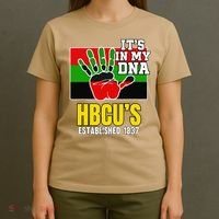 HBCU Souvenir Authentic Red Black and Green HBCU Campus T-Shirt thumb 4