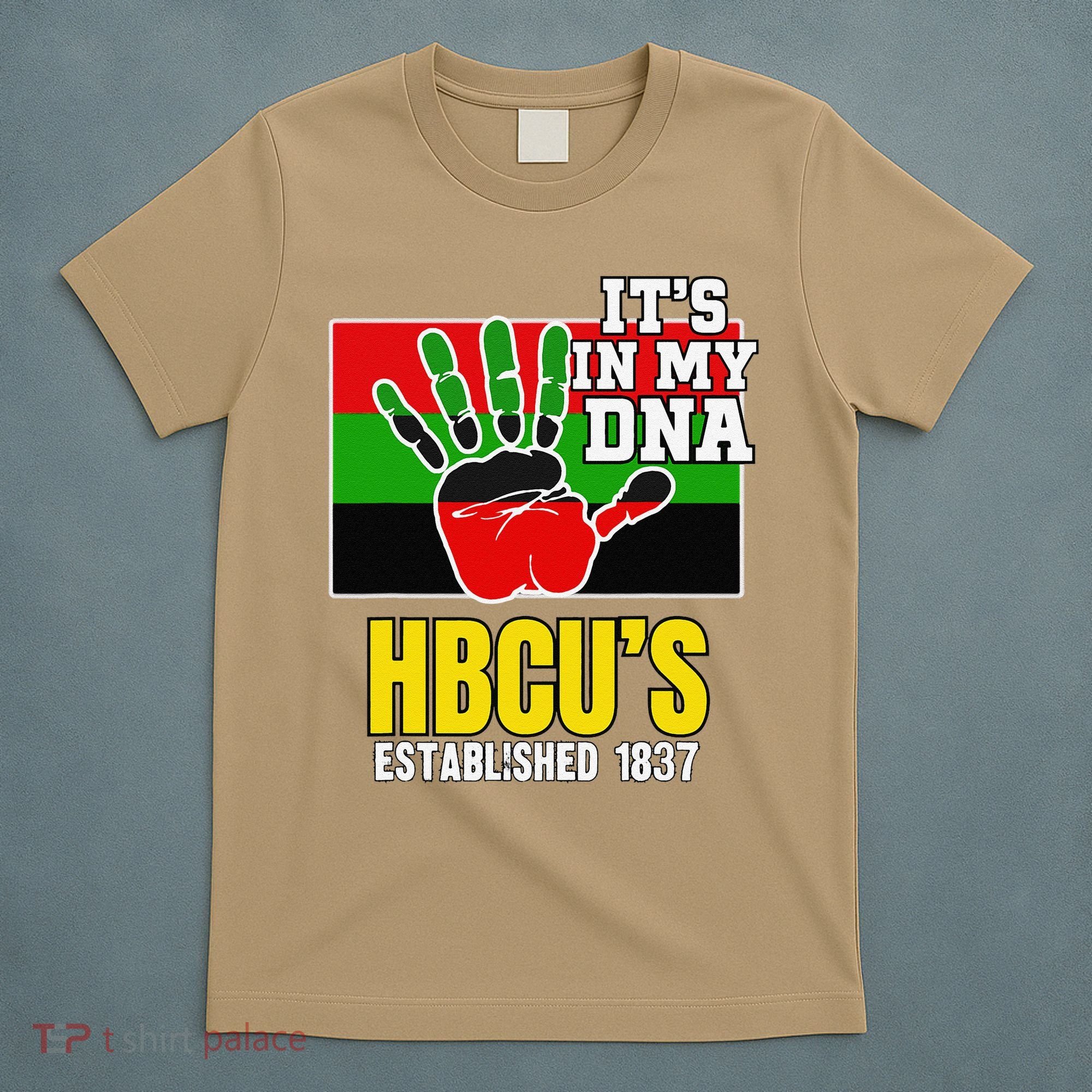 HBCU Souvenir Authentic Red Black and Green HBCU Campus T-Shirt