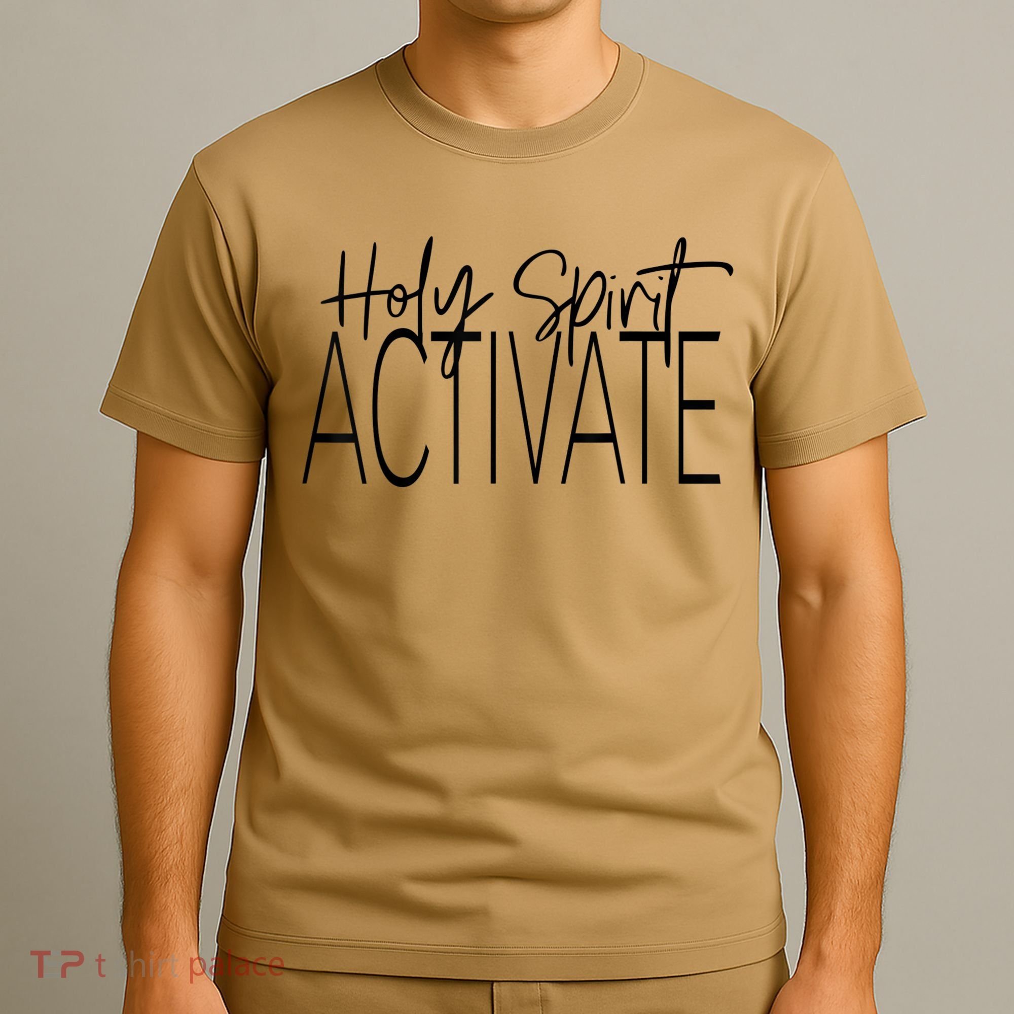 Holy Spirit Activate Western Jesus Lover Christian Religious T-Shirt
