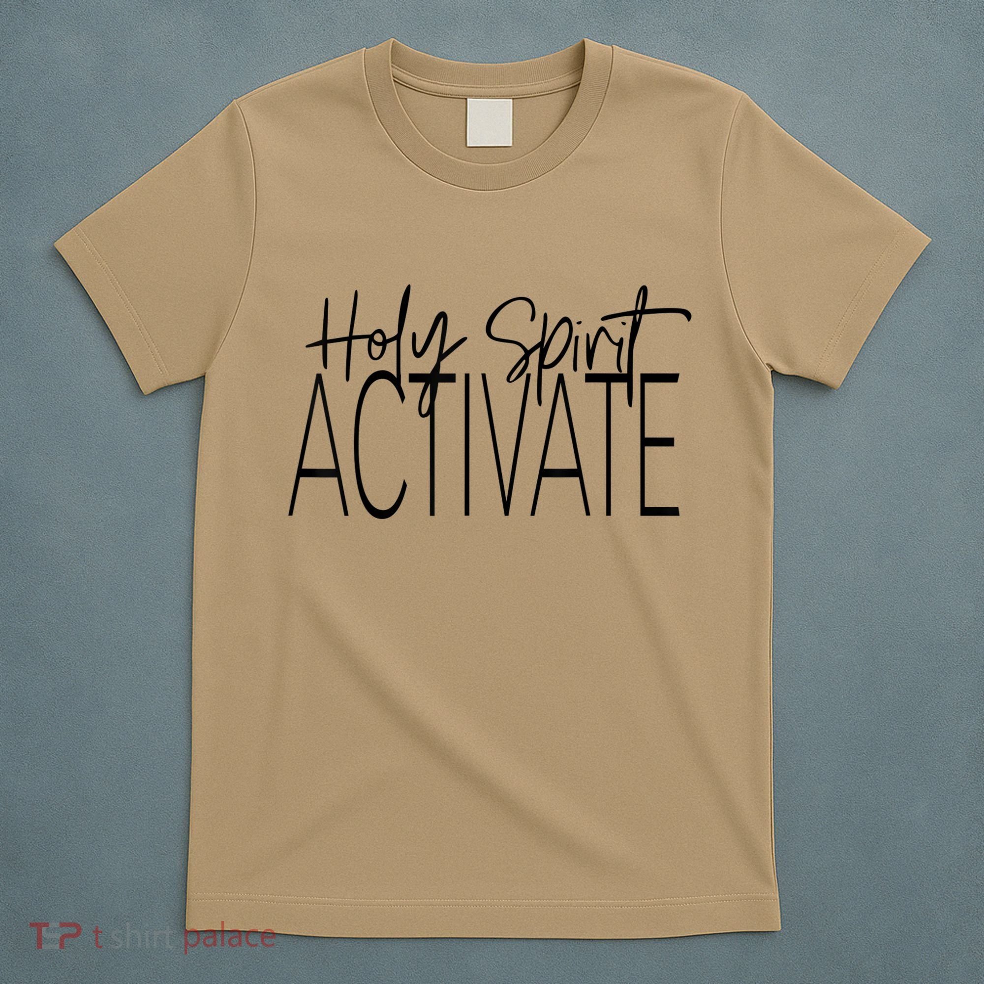 Holy Spirit Activate Western Jesus Lover Christian Religious T-Shirt
