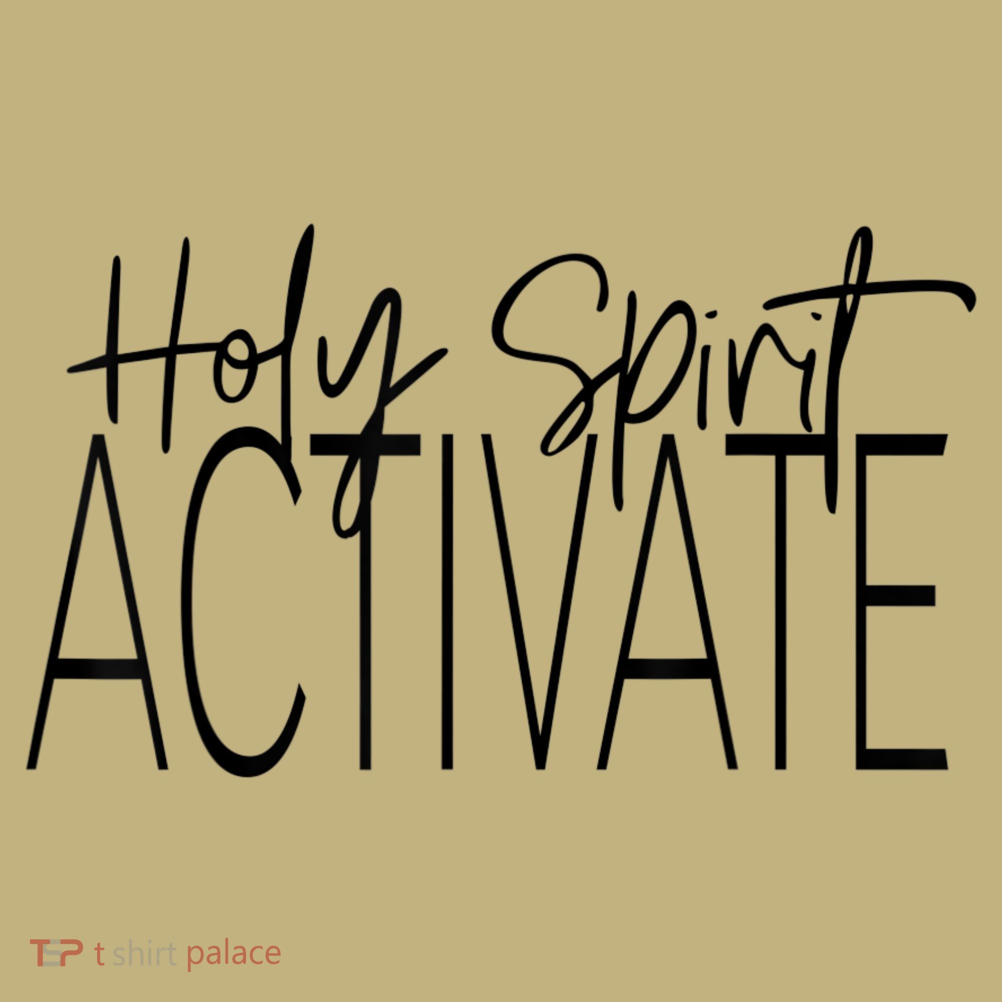 Holy Spirit Activate Western Jesus Lover Christian Religious T-Shirt