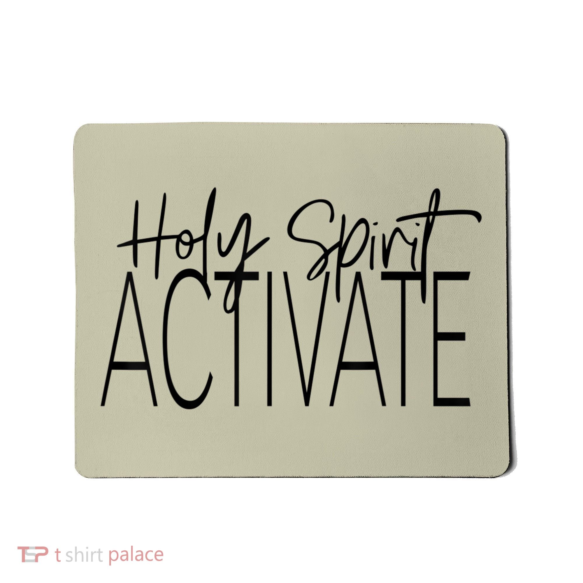 Holy Spirit Activate Western Jesus Lover Christian Religious Mousepad