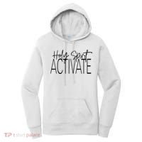 Holy Spirit Activate Western Jesus Lover Christian Religious Women's Hoodie thumb 0