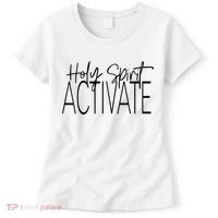 Holy Spirit Activate Western Jesus Lover Christian Religious Women's T-Shirt thumb 0