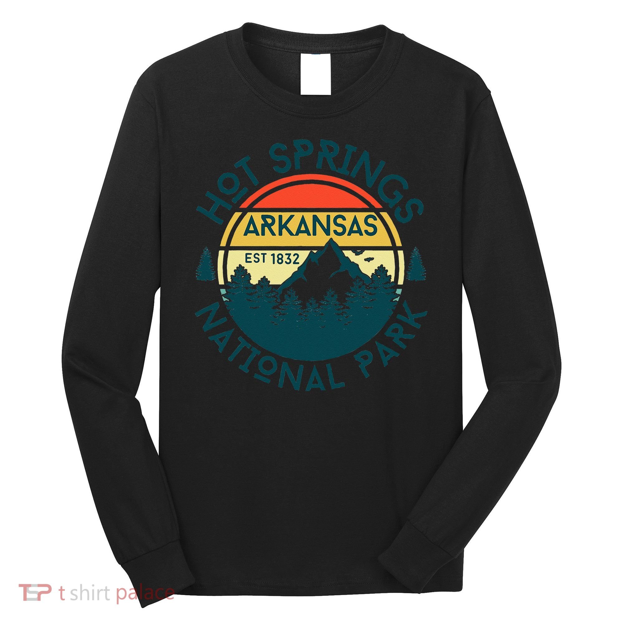 Hot Springs Arkansas Nature Hiking Outdoors Travel Long Sleeve Shirt
