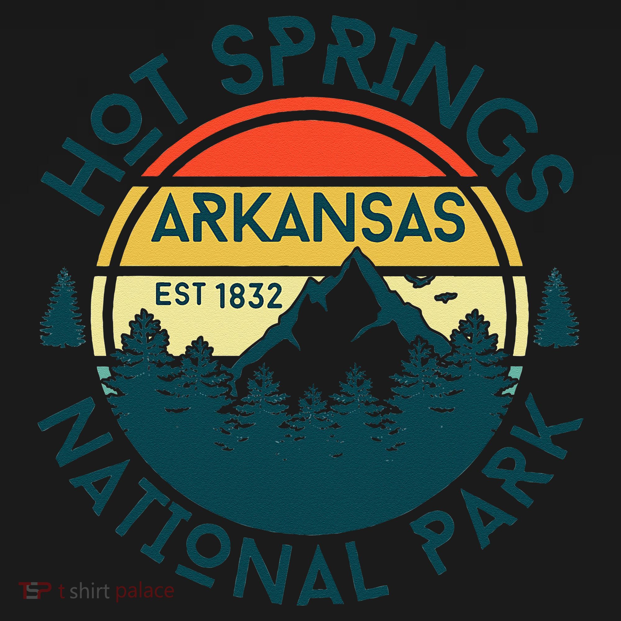 Hot Springs Arkansas Nature Hiking Outdoors Travel Polo