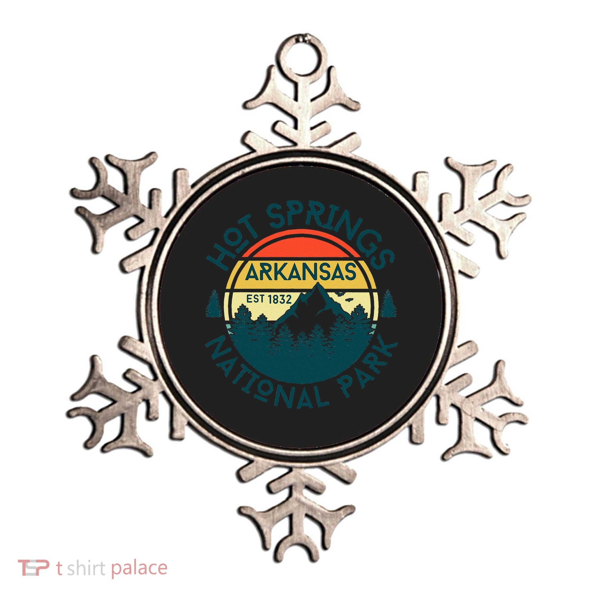Hot Springs Arkansas Nature Hiking Outdoors Travel Ornament
