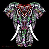 Henna Stylish Artistic Save The Elephants Wildlife Coffee Mug thumb 5