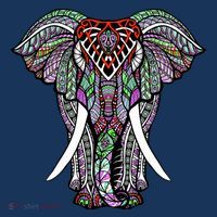 Henna Stylish Artistic Save The Elephants Wildlife Women's Tank Top thumb 5