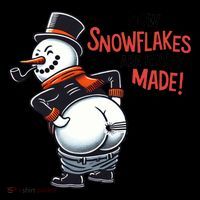 How Snowflakes Are Made Funny Winter Snowman Coffee Mug thumb 5