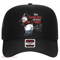 How Snowflakes Are Made Funny Winter Snowman Hat thumb 0