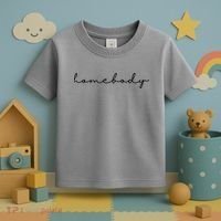 Homebody Stay At Home Gift For Introvert Toddler T-Shirt thumb 3