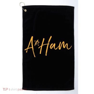 Hamilton Signature A Ham Golf Towel