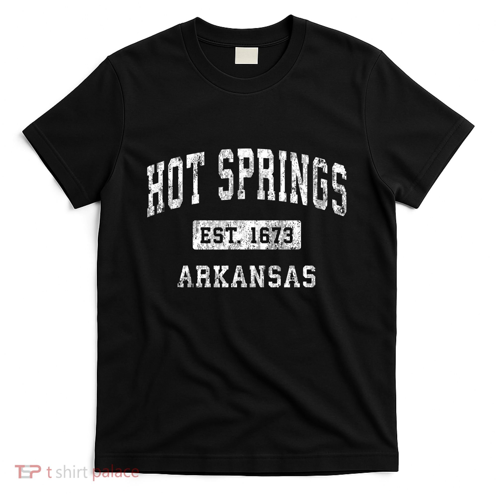 Hot Springs Arkansas Ar Vintage Established Sports T-Shirt