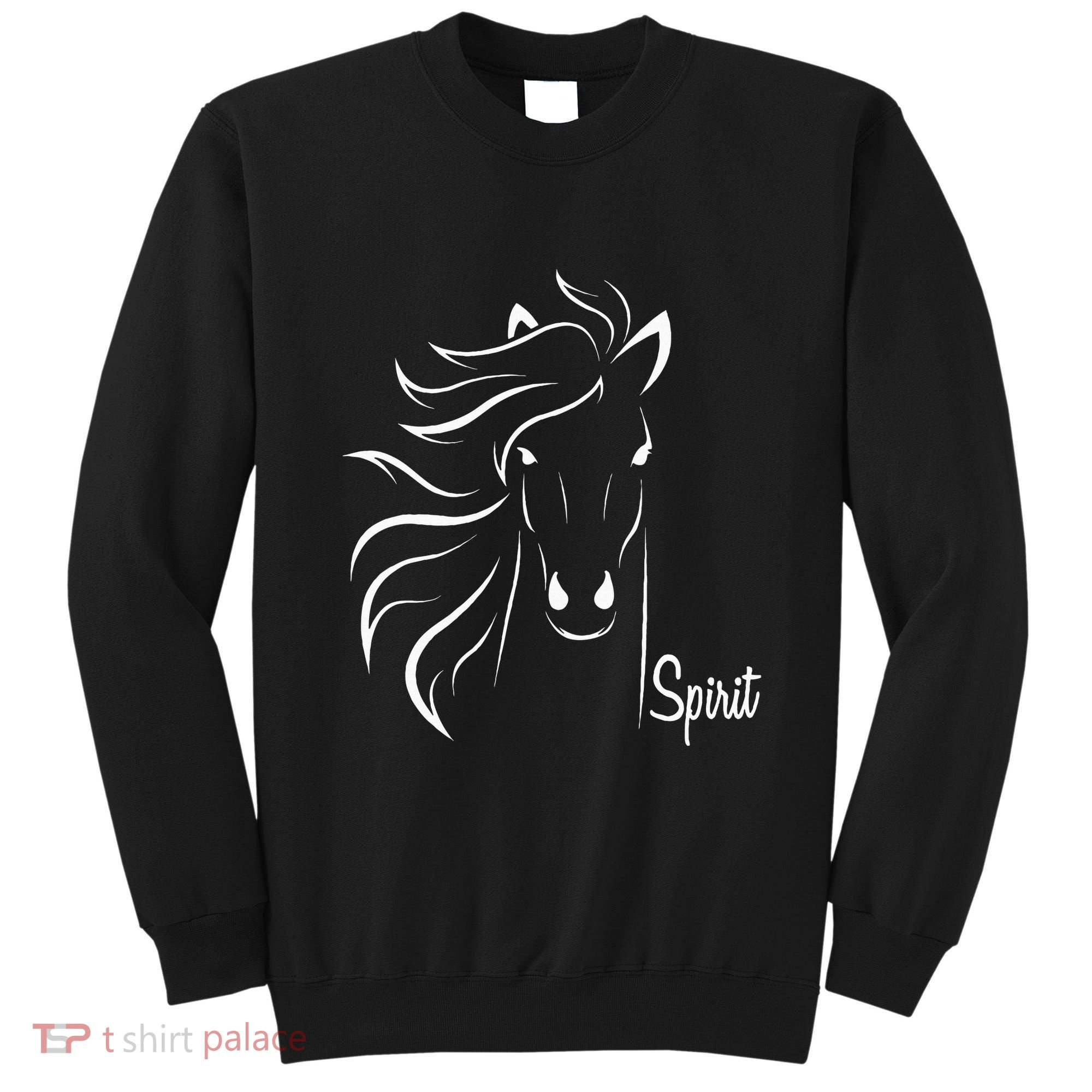 Horse Spirit Animal For Riding Lovers Feel Free Gift Idea Sweatshirt