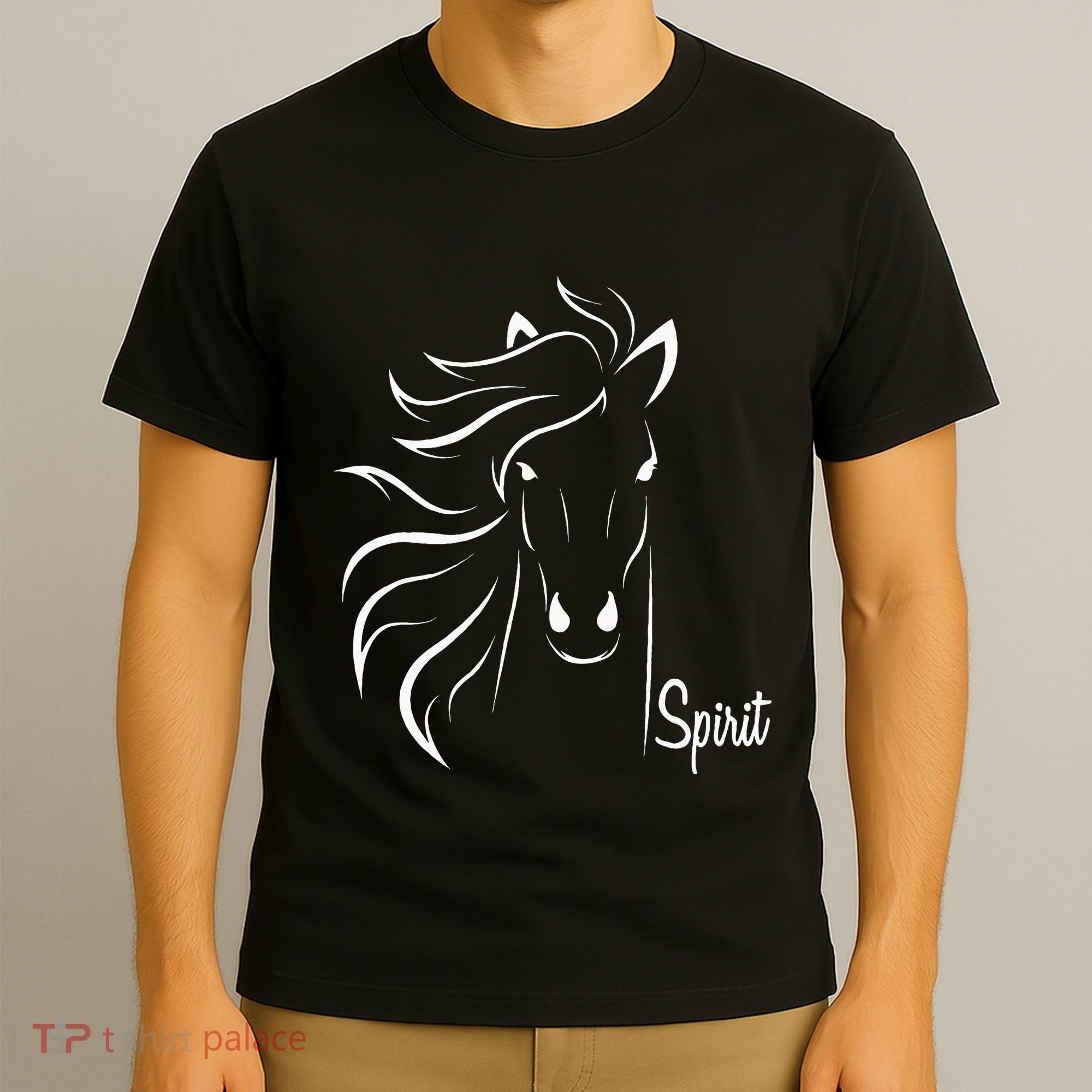 Horse Spirit Animal For Riding Lovers Feel Free Gift Idea T-Shirt