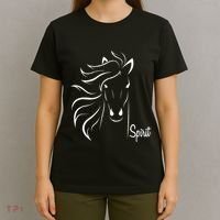 Horse Spirit Animal For Riding Lovers Feel Free Gift Idea T-Shirt thumb 4