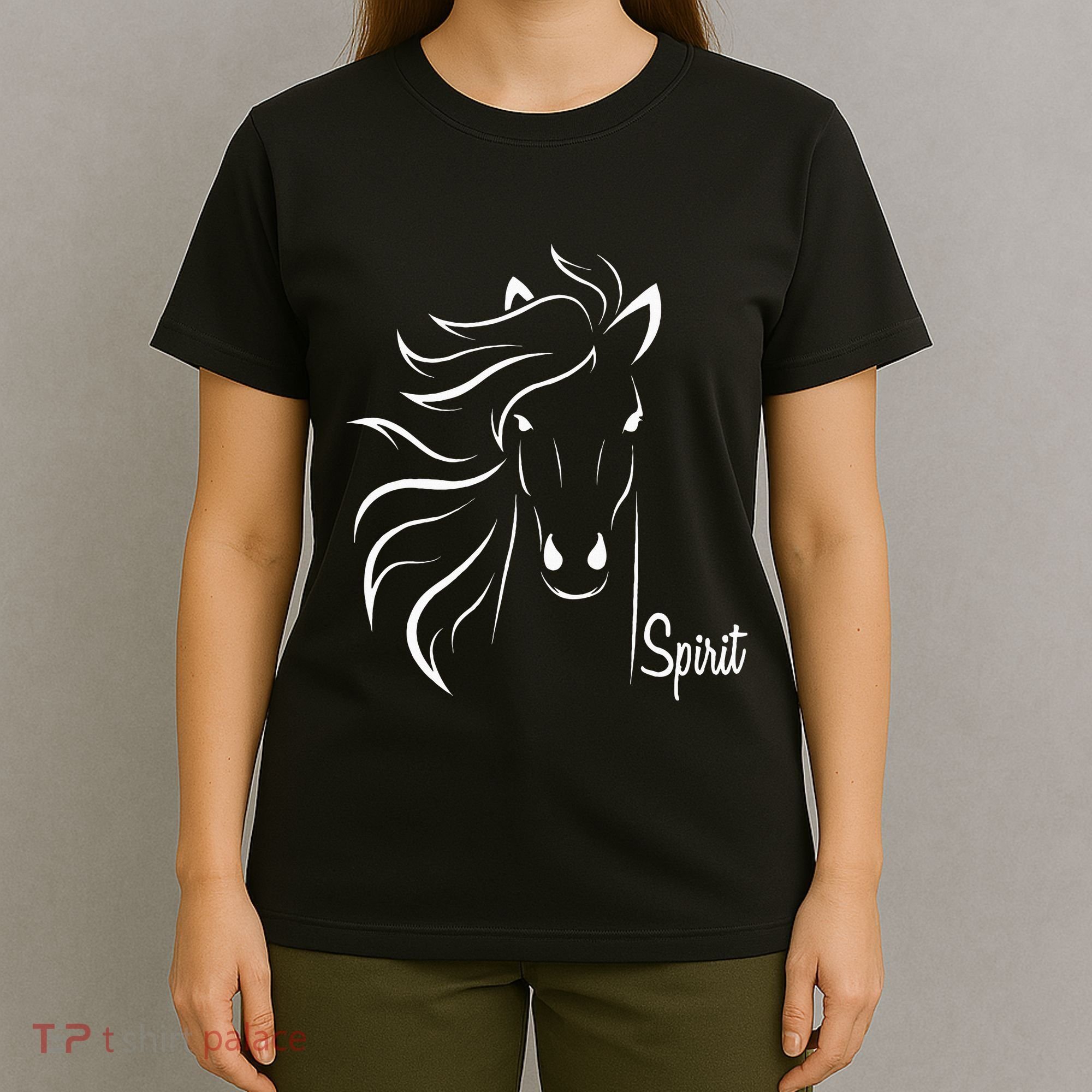 Horse Spirit Animal For Riding Lovers Feel Free Gift Idea T-Shirt