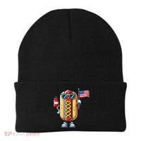 Hotdog Sunglasses American Flag Beanie thumb 0