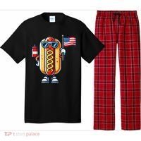 Hotdog Sunglasses American Flag Pajama Set thumb 0