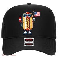 Hotdog Sunglasses American Flag Hat thumb 0
