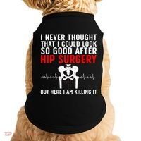 Hip Surgery Art For Wo Hip Replacet Recovering Doggie Tank thumb 0