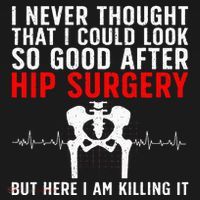 Hip Surgery Art For Wo Hip Replacet Recovering Women's Hoodie thumb 2